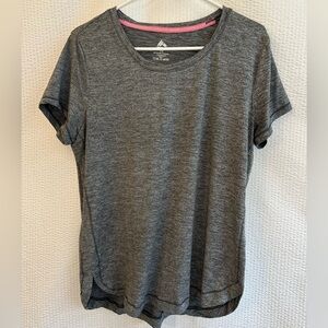 RBX Women's Gray Short Sleeve Tee Size: Large